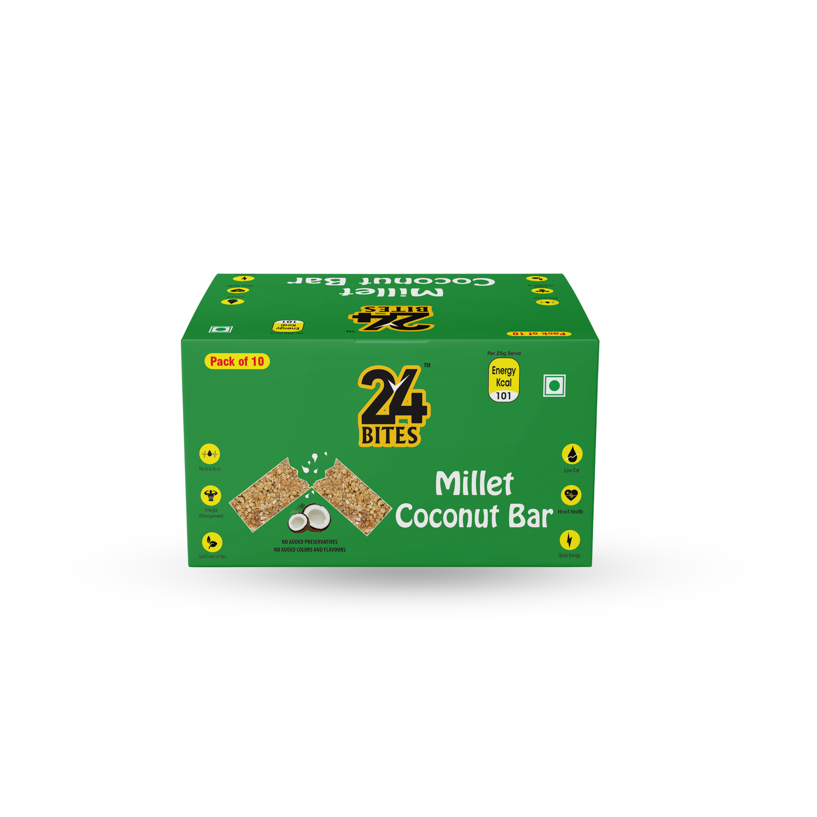 Millet Coconut Bar Box Image